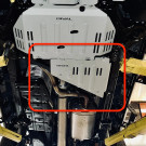 RIVAL Aluminum Transfer Case Skid Plate 2024-2025 Toyota Tacoma except 2025 TRD Off-Road - rll2333.9572.1.6