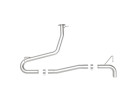 aFe Takeda 2-1/2 IN 304 Stainless Steel Axle-Back Exhaust w/o Muffler (No Tip) for Hyundai Kona 18-23 L4-1.6L (t) - afe49-37017NM
