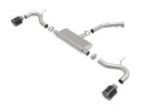 aFe Takeda 2-1/2 IN 409 Stainless Steel Axle-Back Exhaust System w/ Carbon Fiber Tips for Hyundai Elantra GT 18-20 L4-1.6L (t) - afe49-47016-C