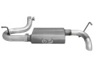 aFe Scorpion 2-1/2 IN Aluminized Steel Axle-Back Exhaust System for  Jeep Wrangler (JK) 07-18 V6-3.8/3.6L afe49-08046