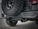 aFe Rebel Series 2-1/2 IN 409 Stainless Steel Axle-Back Exhaust System for Jeep Wrangler (JL) 18-25 L4-2.0L (t)/V6-3.6L afe49-48067-B