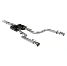 Flowmaster American Thunder Cat-back Exhaust System 2015-2023 Dodge Charger SRT 392, R/T Scat Pack models with 6.4L engine, and Hellcat with 6.2L engine. Retains factory MDS valve function. - Aggressive to moderate sound - 817758
