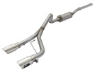aFe Rebel Series 2-1/2 IN 409 Stainless Steel Cat-Back Exhaust System for  Jeep Wrangler (JK) 07-18 V6-3.6L/3.8L (2/4 Door)   afe49-48056-P