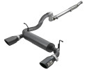 aFe Rebel Series 3 IN to 2-1/2 IN Stainless Steel Cat-Back Exhaust System for Jeep Wrangler (JL) 18-25 L4-2.0L (t) afe49-48096-B