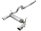 aFe Rebel Series 3 IN to 2-1/2 IN Stainless Steel Cat-Back Exhaust System for Jeep Wrangler (JL) 18-25 L4-2.0L (t)  afe49-48096-P