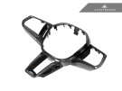 AutoTecknic Carbon Fiber Steering Wheel Trim - G90/ G99 M5 ATK-BM-0851