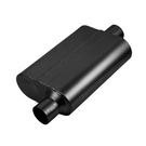 Flowmaster Super 44 Series Chambered Muffler Super 44 Series Stainless Steel - 2.50 Offset In / 2.50 Center Out - Aggressive Sound  - 842546