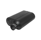 Flowmaster Super 40 Series Chambered Muffler Super 40 - 2.50 Offset In / 2.50 Offset Out - Aggressive Sound - 952548