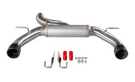 Flowmaster Signature Series Exhaust System Fits 2021-2025 Ford Bronco 2.3/2.7-Liter, Axle-Back, 304 Stainless Steel, dual rear exit exhaust - 738123