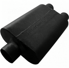 Flowmaster Super 44 Series Chambered Muffler Super 44 Series Stainless Steel - 3.00 Center In / 2.50 Dual Out - Aggressive Sound - 8430452