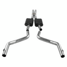 Flowmaster American Thunder Cat-back Exhaust System 2017-2023 Dodge Charger R/T, Daytona models with the 5.7L Hemi engine and integrated rear exhaust bezels - Aggressive to moderate sound - 817778