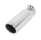 Flowmaster Exhaust Tip Exhaust Tip - 3.50 in. Rolled Angle Polished SS Fits 3.00 in. Tubing - clamp on - 15363