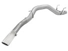 aFe Large Bore-HD 5 IN 409 Stainless Steel DPF-Back Exhaust System for RAM Diesel Trucks 13-18 L6-6.7L (td) afe49-42039-P