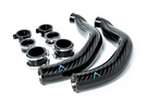Eventuri BMW F8X M2C M3 M4 S55 Black Carbon Charge Pipe Set - Gloss - EVE-S55-CF-CHG-G