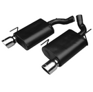 Flowmaster Force II Axle-back Exhaust System 2005-2010 Ford Mustang GT, GT500 & California Special with 4.6L or 5.4L engine. - Moderate sound - 17410