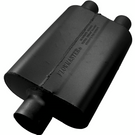 Flowmaster 40 Series Delta Flow Chambered Muffler 40 Delta Flow® - 3.00 Center In / 2.25 Dual Out - Aggressive Sound - 9430422