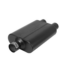 Flowmaster 40 Series Delta Flow Chambered Muffler 40 Delta Flow® - 2.50 Center In / 2.50 Dual Out - Aggressive Sound - 9425400