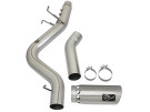 aFe Large Bore-HD 5 IN 409 Stainless Steel DPF-Back Exhaust System for GM Diesel Trucks 17-19 V8-6.6L (td) L5P afe49-44085-P