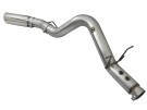 aFe Large Bore-HD 5 IN 409 Stainless Steel DPF-Back Exhaust System for GM Diesel Trucks 17-19 V8-6.6L (td) L5P afe49-44085-P