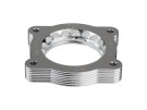 aFe Silver Bullet Throttle Body Spacer - Silver for GM Trucks 1500 07-13 V6-4.3L afe46-34019