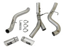 aFe ATLAS 4 IN Aluminized Steel DPF-Back Exhaust System for GM Diesel Trucks 17-19 V8-6.6L (td) L5P afe49-04086-P