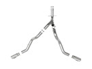 Large Bore-HD 4 IN 409 Stainless Steel DPF-Back Exhaust System for GM Diesel Trucks 20-25 V8-6.6L (td) L5P afe49-44126-P