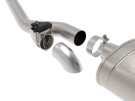 aFe Gemini XV 3 IN to Dual 2-1/2 IN 304 Stainless Steel Cat-Back Exhaust System w/ Cut-Out Black for GM Silverado/Sierra 1500 19-25 V8-5.3L afe49-34139-B