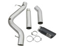 aFe Large Bore-HD 5 IN 409 Stainless Steel DPF-Back Exhaust System for GM Diesel Trucks 2016 V8-6.6L (td) LML afe49-44081-B