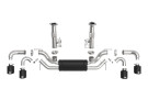 aFe MACH Force-Xp 304 Stainless Cat-Back Exhaust w/ Muffler Black (No NPP) for Chevrolet Corvette (C8) 20-25 V8-6.2L afe49-34127-B