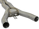 aFe Twisted Steel X-Pipe 3 IN 304 Stainless Steel w/ Cat for Chevrolet Corvette (C7) & Z06 14-19 V8-6.2L/6.2L (sc) afe48-34129-1YC