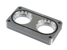 aFe Silver Bullet Throttle Body Spacer - Silver for Ford Super Duty F-250/F-350 05-10 V10-6.8L afe46-33023
