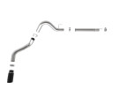 aFe ATLAS 4 IN Aluminized Steel DPF-Back Exhaust System w/ Black Tip for Ford F-150 18-20 V6-3.0L (td) afe49-03106-B