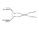 aFe MACH Force-Xp 2-1/2 IN 304 Stainless Steel Cat-Back Exhaust w/ Polished Tip for Dodge Durango 11-25 V6-3.6L/V8-5.7L afe49-32086-P