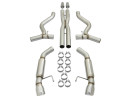 aFe MACH Force-Xp 304 Stainless Steel 3 IN Cat-Back Exhaust System Polished for Ford Mustang 15-17 V6-3.7L/V8-5.0Lafe49-33088-P