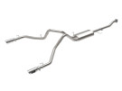 aFe Vulcan Series 3 IN 304 Stainless Steel Cat-Back Exhaust System w/ Polished Tip for Ford F-150 15-20 V6-2.7L/3.5L(tt)/V8-5.0L afe49-33130-P
