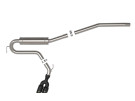 aFe Rebel Series 2-1/2 IN Stainless Steel Cat-Back Exhaust System w/ Black Tip for Ford Maverick 22-25 L4-2.0L (t) AWD afe49-33144-B