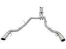 aFe MACH Force-Xp 3 IN 409 Stainless Steel Cat-Back Exhaust System w/ Polished Tip for  Ford F-150 Raptor 17-20 V6-3.5L (tt) afe49-43045-P