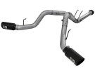 aFe Large Bore-HD 4 IN 409 Stainless Steel DPF-Back Exhaust System for Ford Diesel Trucks 15-16 V8-6.7L (td) afe49-43122-B