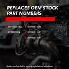 APR Ignition Coil & Spark Plug Kit (4.0T EA824 8-Cylinder Engines) - RED - KT100039