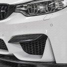 PSR Parts BMW F80 M3 F82 F82 M4 Carbon Corner Bumper Upper Flaps Splitter Canards MP Style (2014-2019）