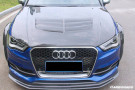 Carbonado 2013-2016 Audi 8V S3 A3 Sline Sedan BKSS Style Carbon Fiber Front Lip