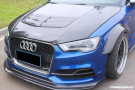 Carbonado 2013-2016 Audi 8V S3 A3 Sline Sedan BKSS Style Carbon Fiber Front Lip