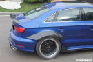Carbonado 2013-2020 Audi S3 A3 RS3 8V Sedan RT Style Carbon Fiber Trunk Spoiler