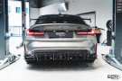PSR Parts BMW G80 G81 M3 & G82 G83 M4 Carbon Fibre AK Diffuser Dry Carbon with F1 Brake / Fog Light PSR-BG80RDPECF