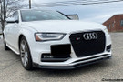 Carbonado 2013-2015 Audi S4 A4 Sport VRS Style Carbon Fiber Front Lip