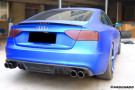 Carbonado 2009-2015 Audi A5 Sline S5 Sedan Sport Style Carbon Fiber Trunk Spoiler