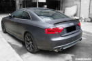 Carbonado 2009-2015 Audi A5 Coupe RW Style Carbon Fiber Trunk Spoiler
