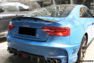 Carbonado 2009-2015 Audi A5 Coupe RT Style Carbon Fiber Trunk Spoiler