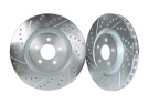STILLEN 2016-2021 Honda Civic Cross Drilled & Slotted 1-Piece Rotors (Set of 4) - HON91000
