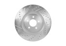 STILLEN 2007-2013 Infiniti G37 / 2014-2016 Infiniti Q60 Cross Drilled & Slotted 1-Piece Rotors [Rear] (Set of 2) - NIS71006